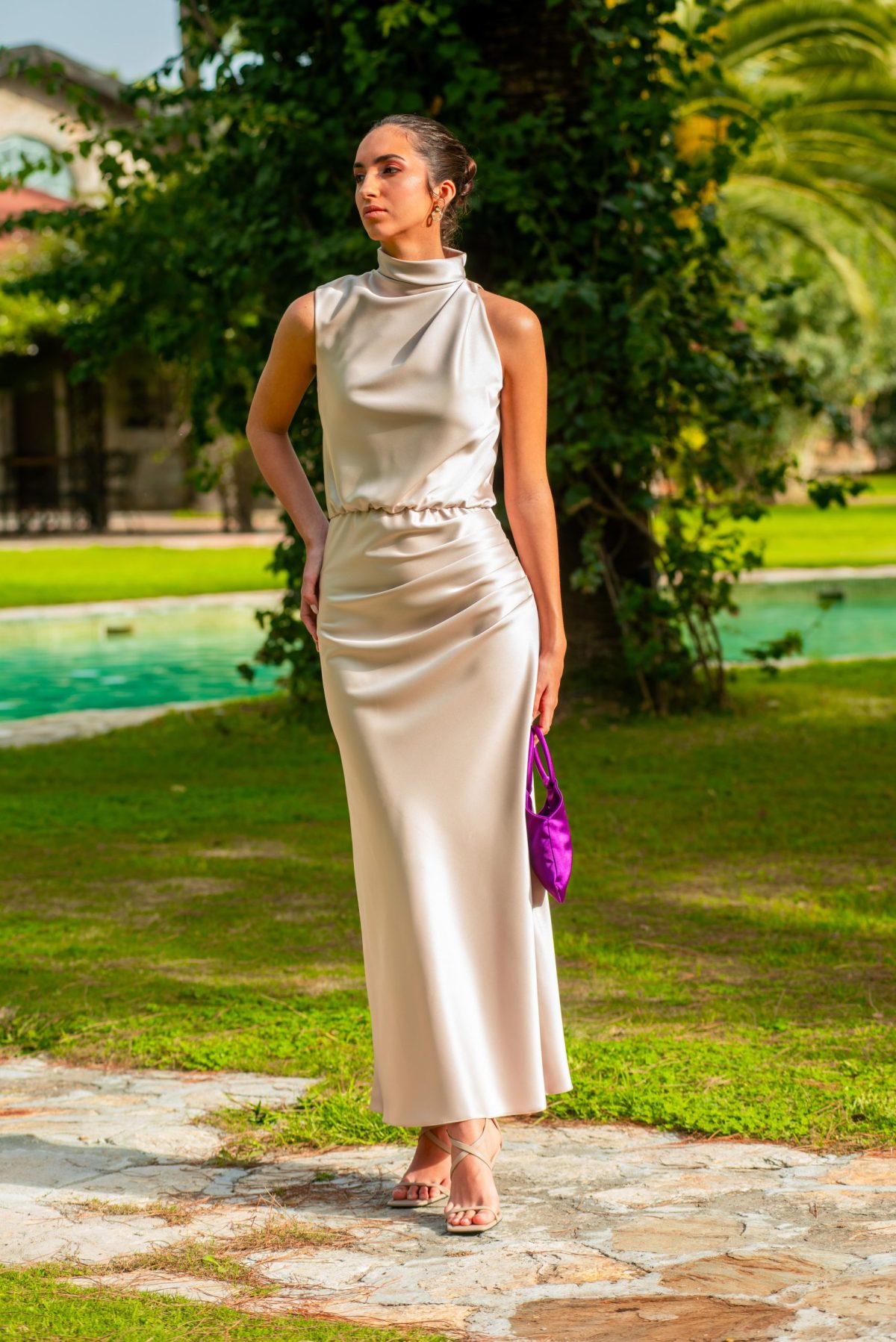 Lucia Champagne Dress - Image 2