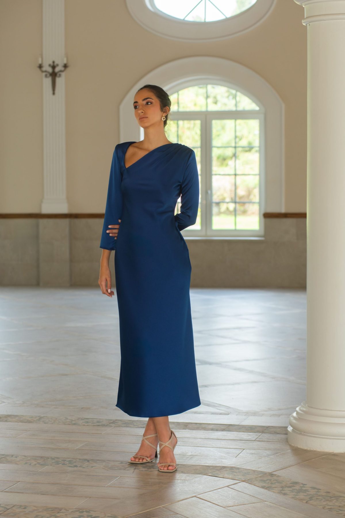 Vestido María Azul Noche - Image 3