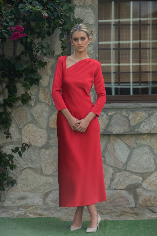 Vestido María Rojo