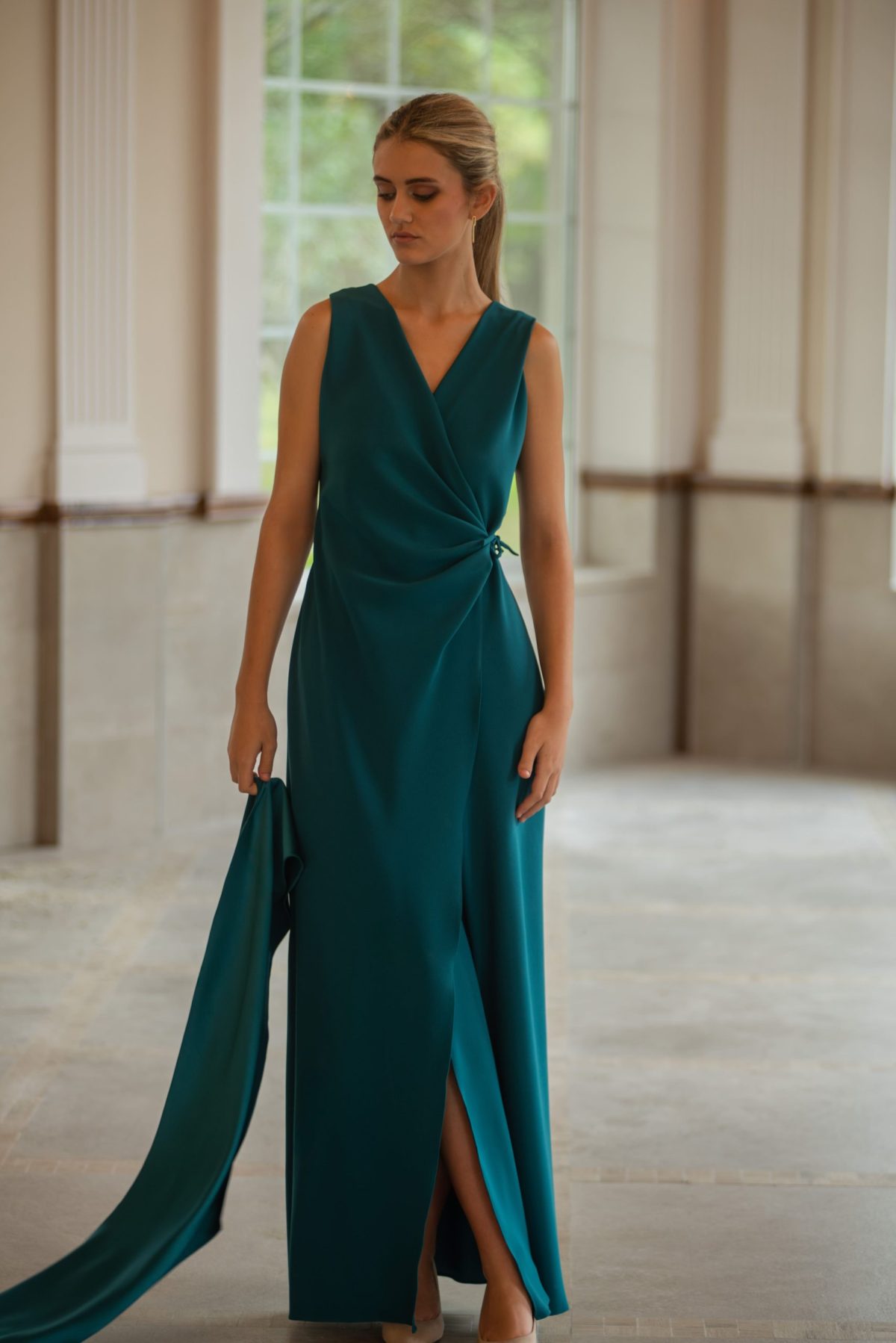 Vestido Martina Verde Pato - Image 4