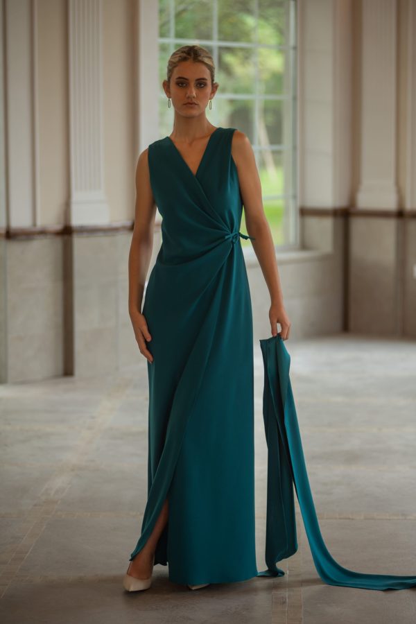 Vestido Martina Verde Pato