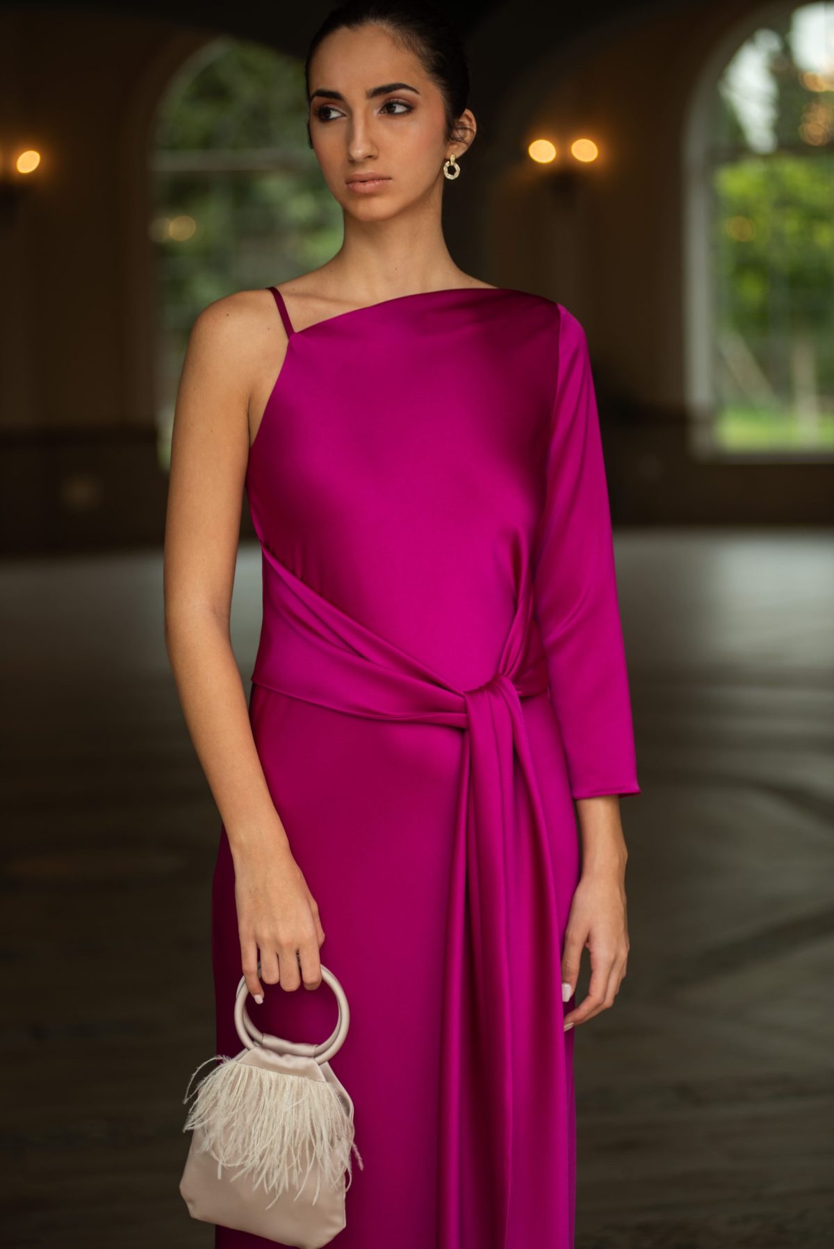 Vestido Valeria Buganvilla - Image 3