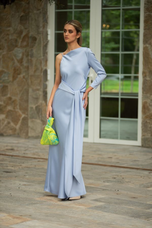 Vestido Valeria Azul Claro