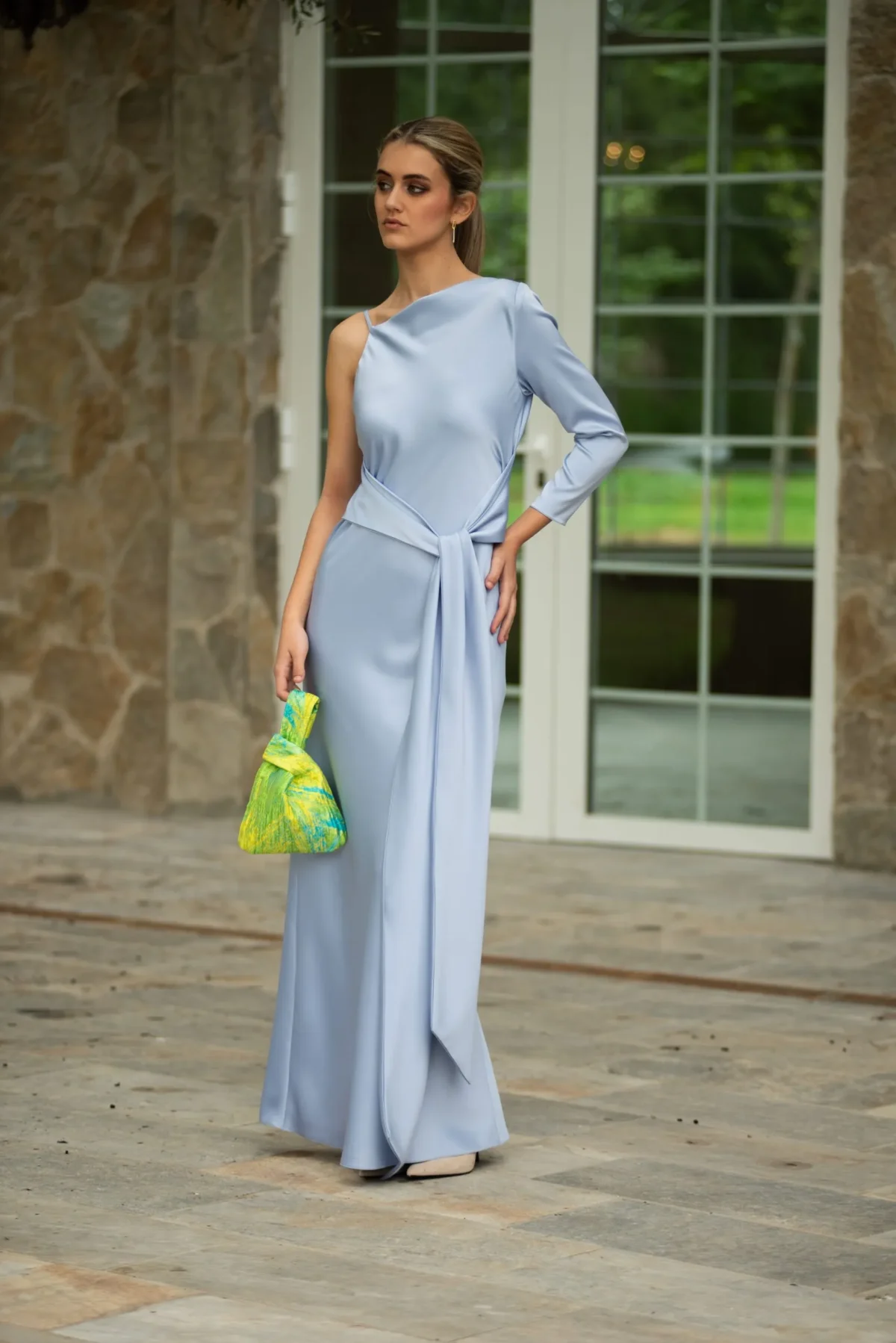 vestido azul claro valeria